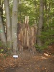 Darmstadt, Bessungen, An der Ludwigshöhe, Internationaler Waldkunstpfad