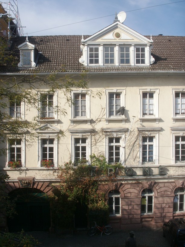 Darmstadt, Darmstadt-Mitte, Kapellplatzviertel, Goldene Krone, Schustergasse