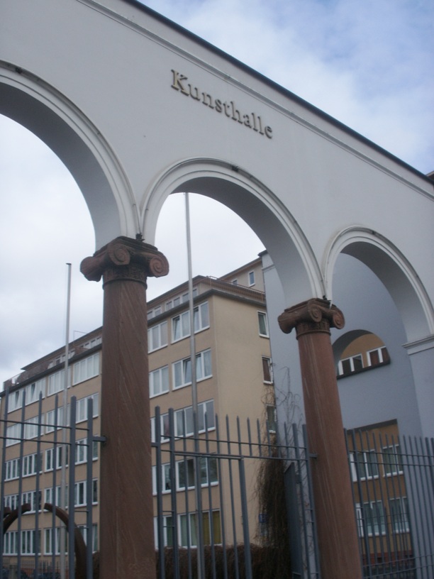 Darmstadt, Darmstadt-Mitte, Rheintor/Grafenstraße, Kunsthalle, Steubenplatz