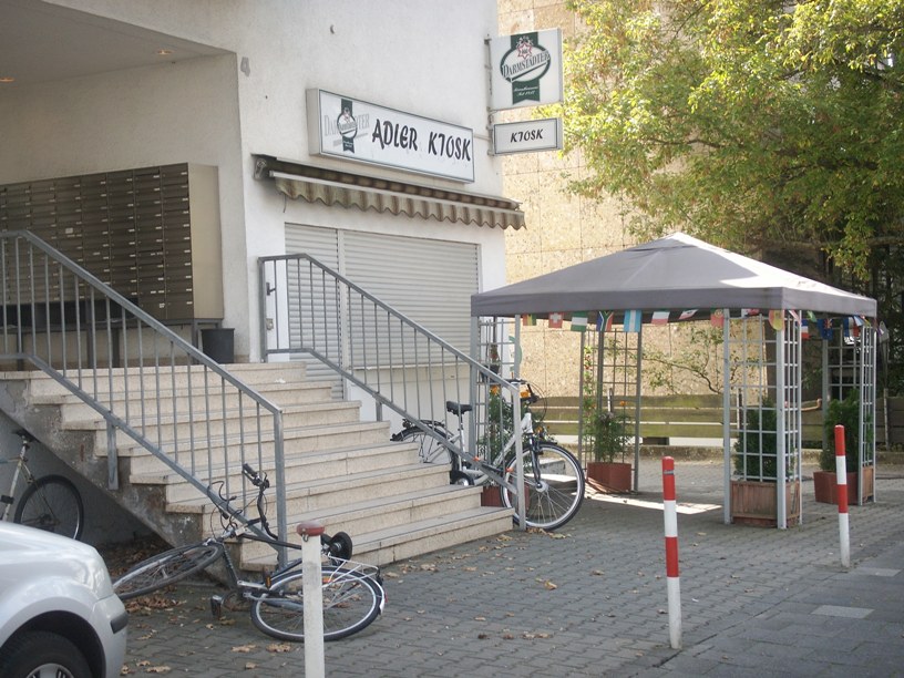 Darmstadt, Darmstadt-Mitte, Rheintor/Grafenstraße, Adler Kiosk, Bleichstraße