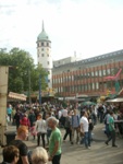 Darmstadt, Darmstadt-Mitte, Stadtzentrum, Heinerfest 2011, Friedensplatz