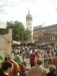 Darmstadt, Darmstadt-Mitte, Stadtzentrum, Heinerfest 2011, Friedensplatz