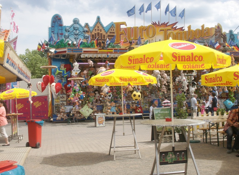 Darmstadt, Darmstadt-Nord, Am Ziegelbusch, Bürgerparkviertel, Messplatz, Frühjahrsmesse 2011