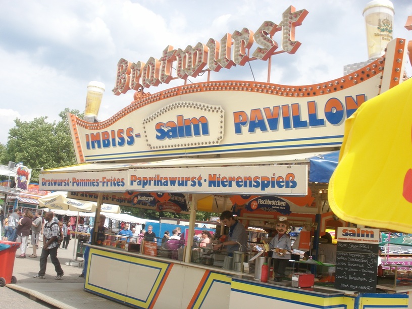 Darmstadt, Darmstadt-Nord, Am Ziegelbusch, Bürgerparkviertel, Messplatz, Frühjahrsmesse 2011