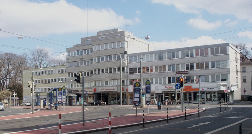 Darmstadt, Darmstadt-Nord, Willy-Brandt-Platz, Ärztehaus am Herrngarten