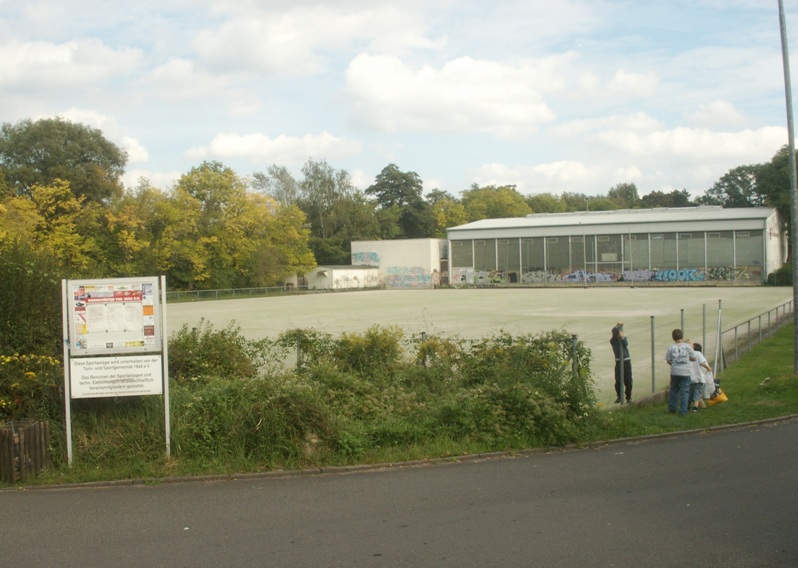 Darmstadt, Darmstadt-Ost, Woogsviertel, Heinrich-Fuhr-Straße, Sportplatz TSG 1846 e. V.