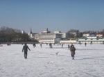 Darmstadt, Darmstadt-Ost, Woogsviertel, Großer Woog, Wintermärchen