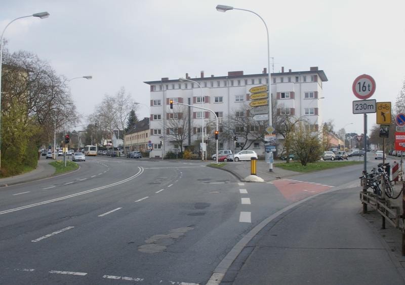 Darmstadt, Darmstadt-West, Am Südbahnhof, Danziger Platz