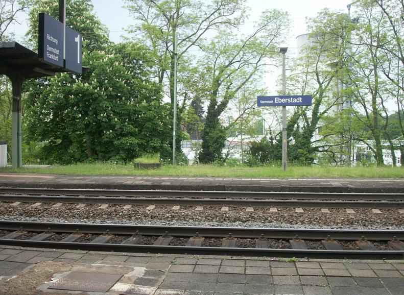 Darmstadt, Eberstadt, Alt-Eberstadt, Bahnhof Eberstadt