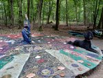 Darmstadt, Ein Hundeleben in Darmstadt, Schröder 2020, Waldkunstpfad-Mother Mandala