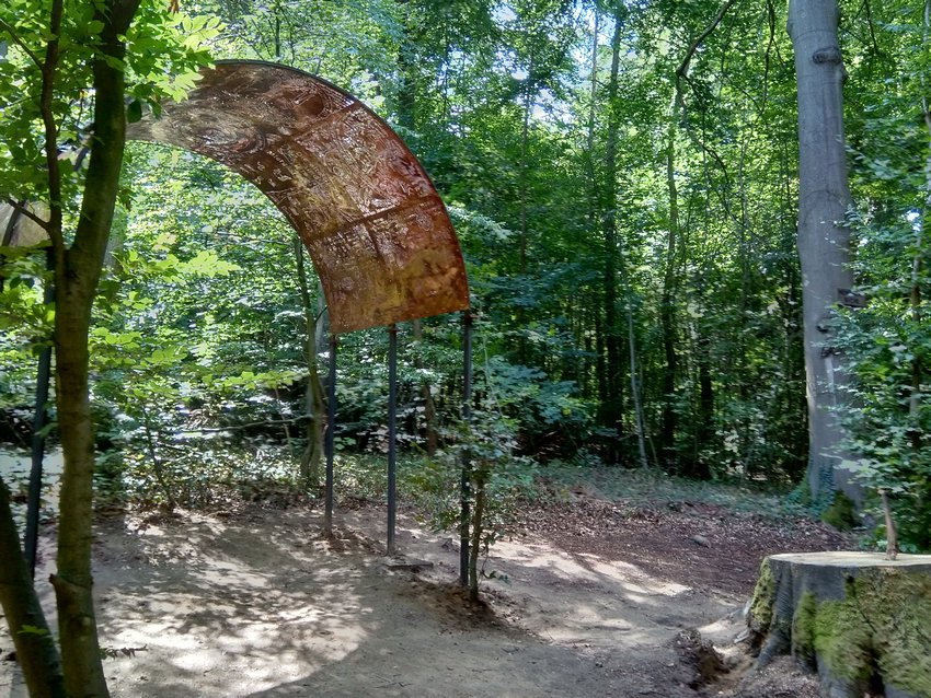 Darmstadt, Ein Hundeleben in Darmstadt, Waldkunstpfad-Wald Canopy