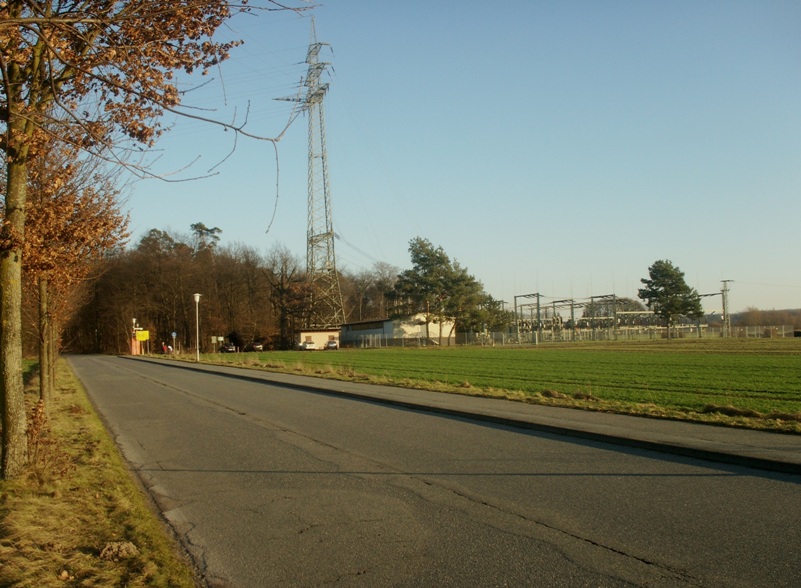 Darmstadt, Wixhausen, Wixhausen-Ost, Umspannwerk, Planckstraße